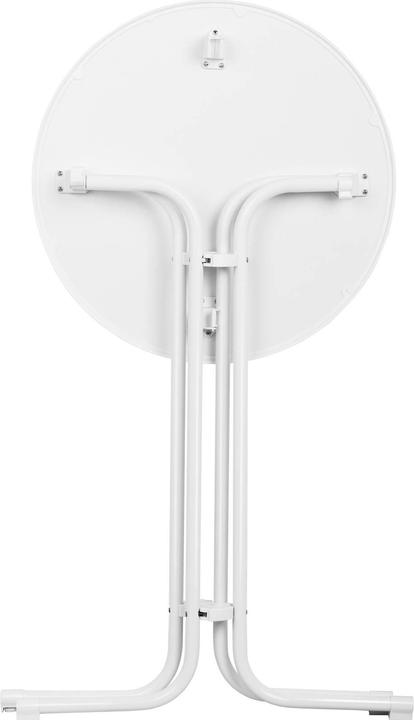 Produktbild Royal Catering Stehtisch klappbar Bistrotisch Bistro Tisch Bartisch Gastro rund Ø 70 cm weiss (70 x 70 x 110 cm)