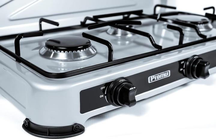Productafbeelding Promis KG400 vierpits gasfornuis zilver