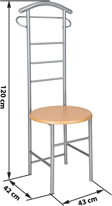 Produktbild tectake Herrendiener mit Sitzfläche