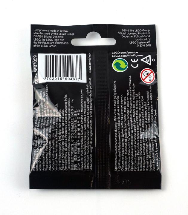 Actual product image LEGO DFB minifigure football national team - new - 1 piece (71014, LEGO Accessories)