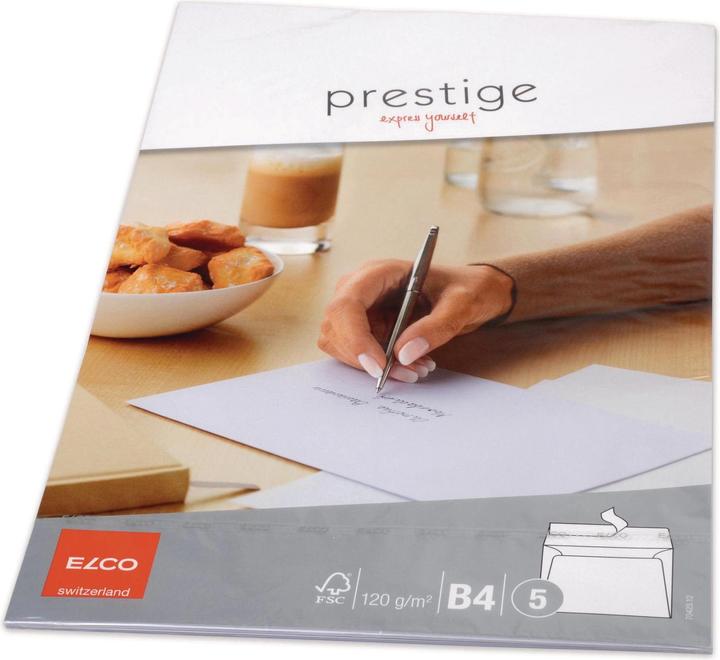 Produktbild Elco hochwertige Briefumschläge Prestige in Kleinpackung (B4, 5 x)