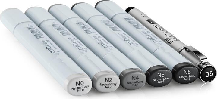 Actual product image Copic Sketch (Grey, 3.70 mm, 6 x)