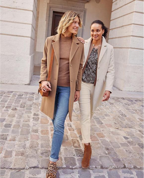 Image du produit La Redoute Collections Bottines en cuir à talon large (39)
