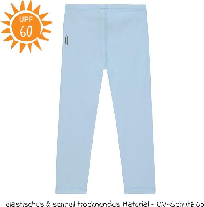 Actual product image Lässig Badehose Kinder Lang (UV-Schutz) sky blue (80)