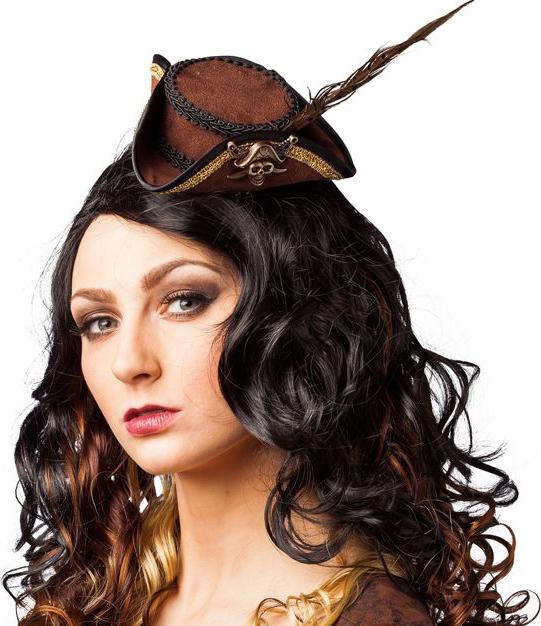 Actual product image Orlob Mini Hat Pirate , brown unisize