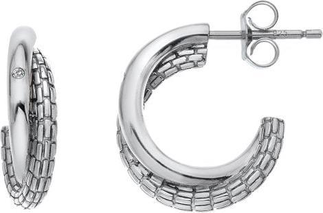 Hot Diamonds Woven Interlocking Ohrstecker (Silber 925)