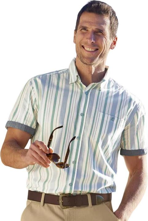 Immagine prodotto Atlas For Men Camicia da uomo in popeline a righe (L)