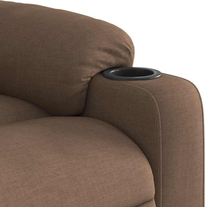 Immagine prodotto VidaXL Sedia da massaggio elettrica in tessuto marrone