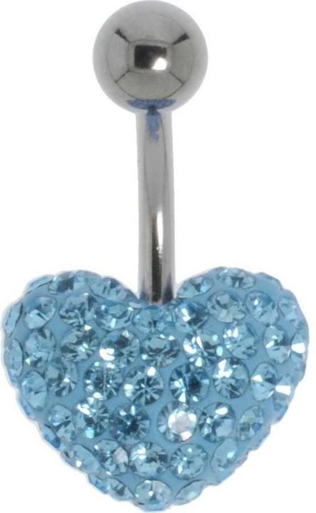 Bijouteria Bauchpiercing (Edelstahl, Kristall)