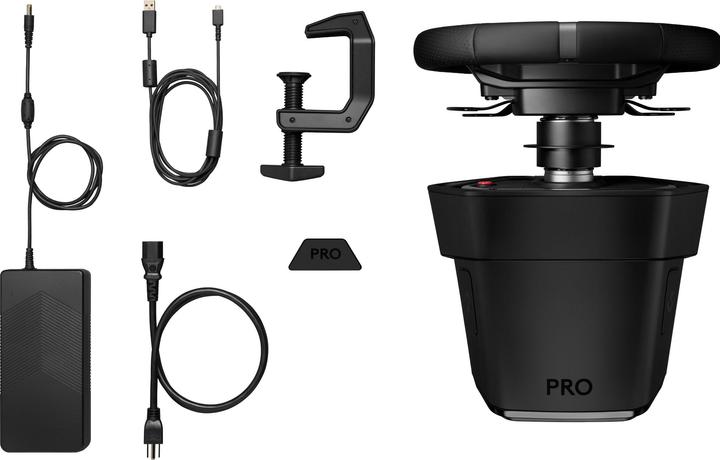 Actual product image Logitech G PRO Wheel - BLACK - PLUGE - EMEA (PS5, PC, PS4)