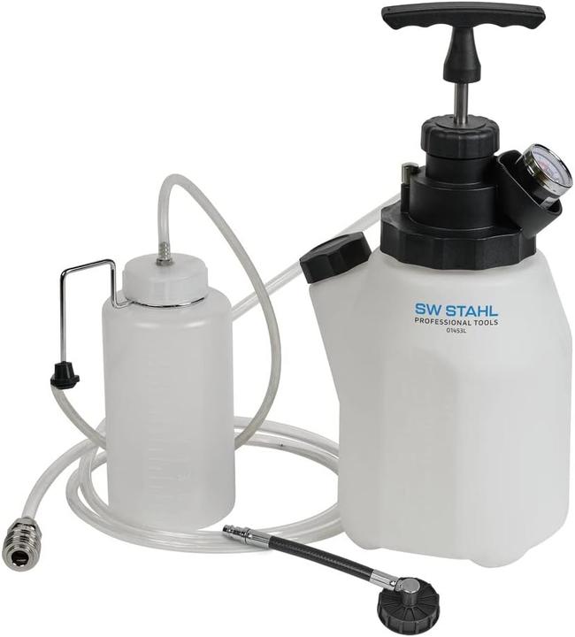 Produktbild SW-Stahl 01453L Bremsen-Entlüftergerät 3L, I 4-teilig I Zubehör Bremsenentlüftung I Wechsel Bremsflü