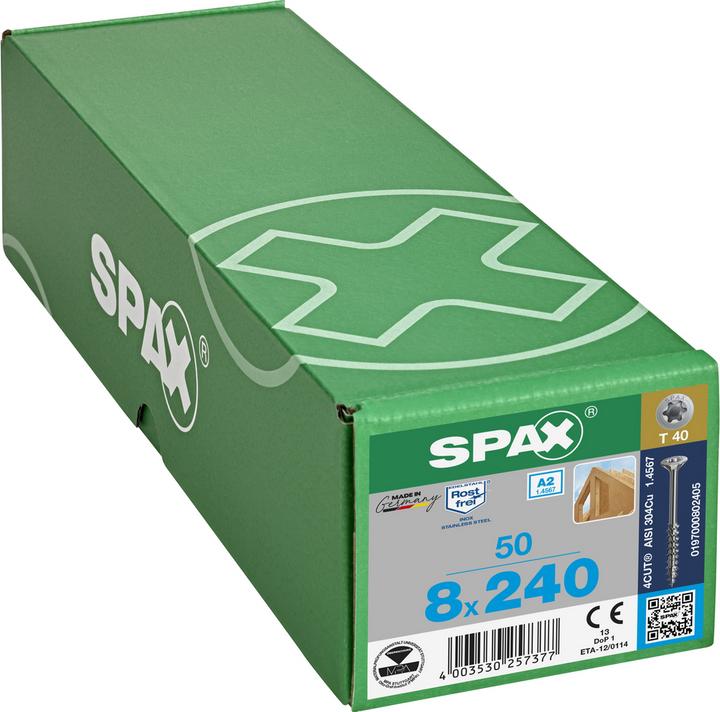 Image du produit Spax Vis pour assemblage bois (50 Vis par pièce)