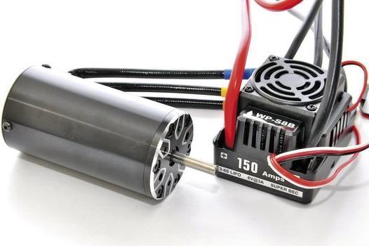 Actual product image Graupner 1:8 Motorset waterproof, 150A controller un
