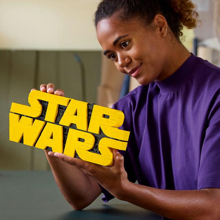 Actual product image LEGO Star Wars™ logo made from bricks (75407, LEGO Star Wars)