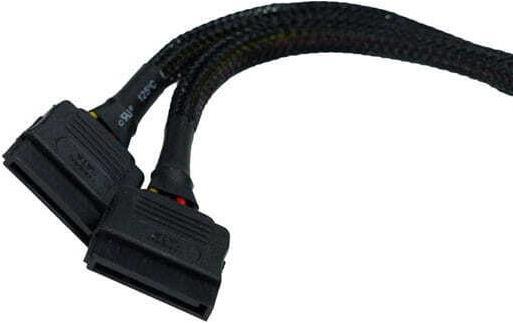 Produktbild Phobya Strom/SATA Y-Kabel intern 4Pin Molex auf 2x SATA 15cm Sch