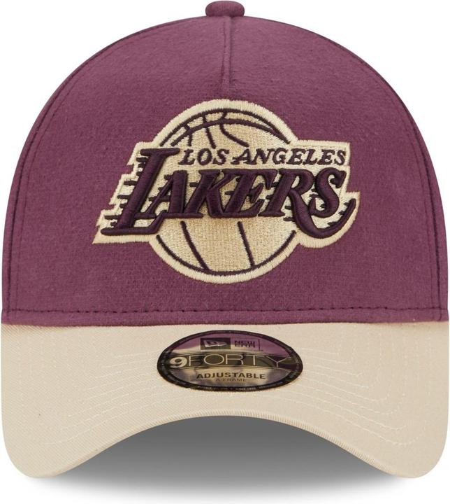 Actual product image New Era A-Frame 9Forty Cap MOLESKIN Los Angeles Lakers (One size)
