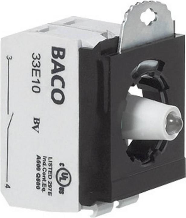 Immagine prodotto Baco BA333EAGL10 Elemento di contatto, elemento LED con adattatore di montaggio 1 contatto NA
