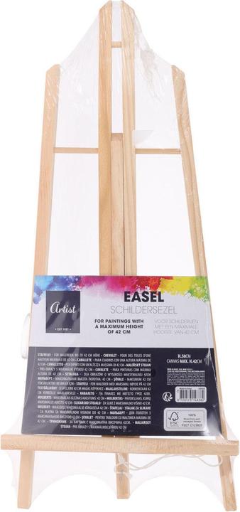 Actual product image Wooden painting easel, 50 cm