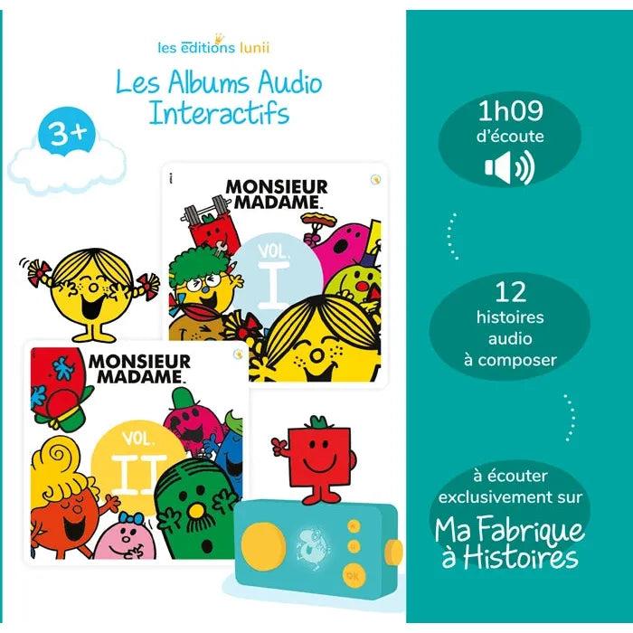 Produktbild Lunii Album Audio Interactif Pack Duo Monsieur Madame (5+ Fr) (Französisch)