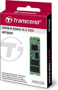 Produktbild Transcend MTS820 M.2 Serial ATA III TLC (480 GB, M.2 2280)