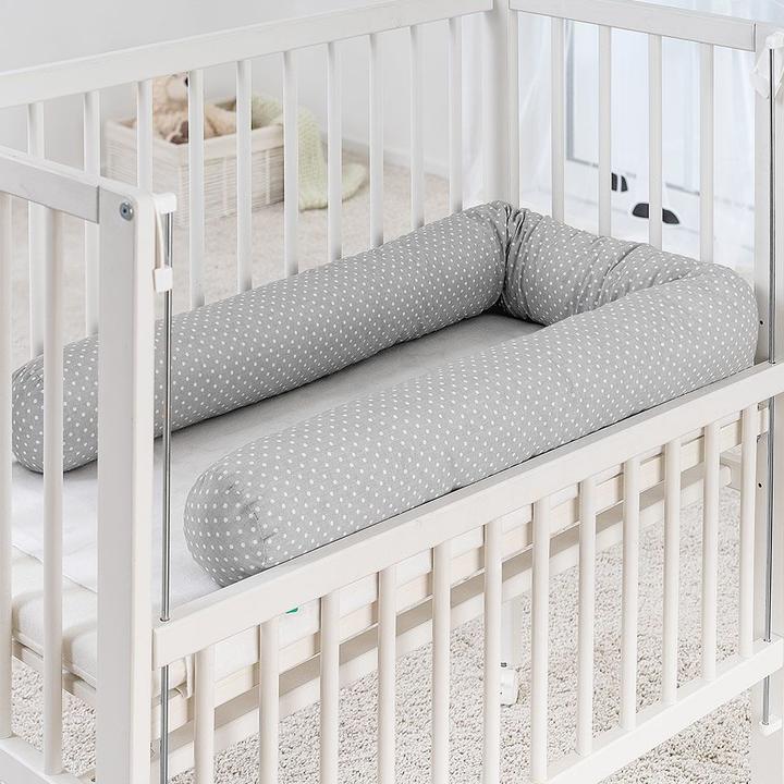 Produktbild Fillikid Babynestchen & Bettschlangen Bettschlange und Nestchen 190 cm - Punkte Grau