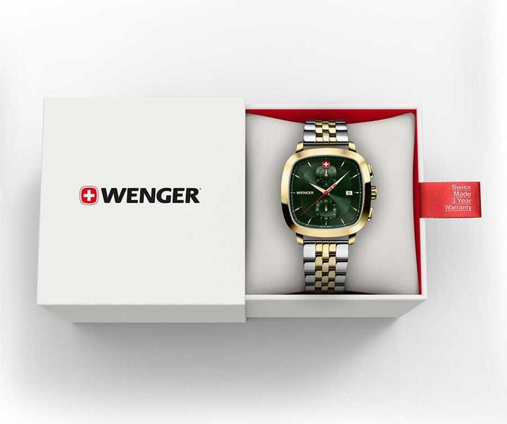 Immagine prodotto Wenger 01.1933.105 Classico d'epoca (Fatto in Svizzera, Cronografo)