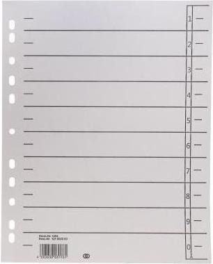 Actual product image Soennecken Divider sheet oeco 1456 A4 230g cardboard gr 100pcs.