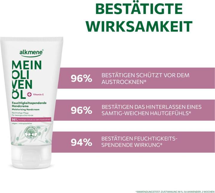 Produktbild Alkmene MEIN OLIVENÖL, Feuchtigkeitsspendende Handcreme (75 ml)