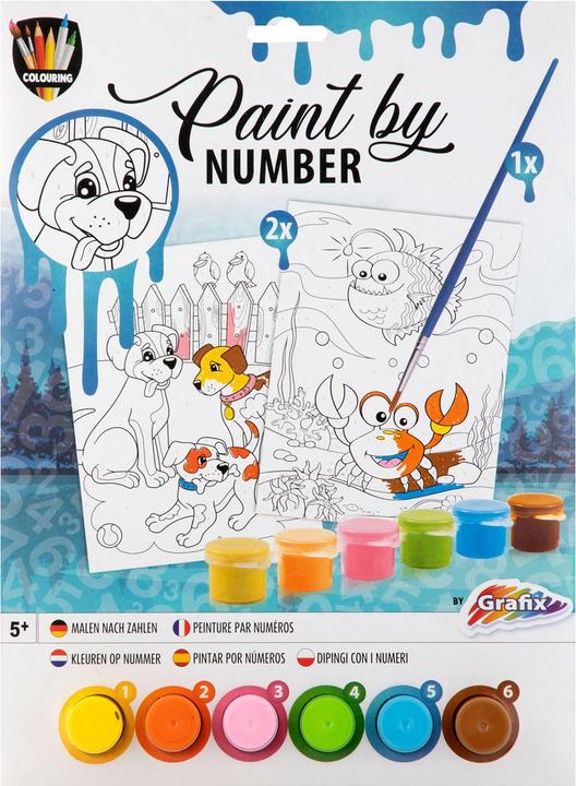 Actual product image Grafix Painting by numbers - Animals