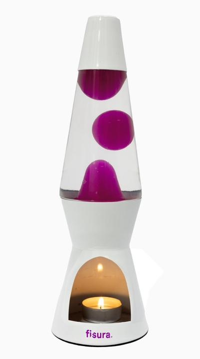 Actual product image Fisura Pink lava lamp - candle operated by