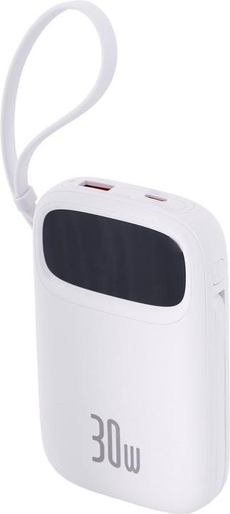 Actual product image Baseus Powerbank QPow 2 20000mAh 30W 2xUSB-C (white) (20000 mAh, 30 W, 30 Wh)