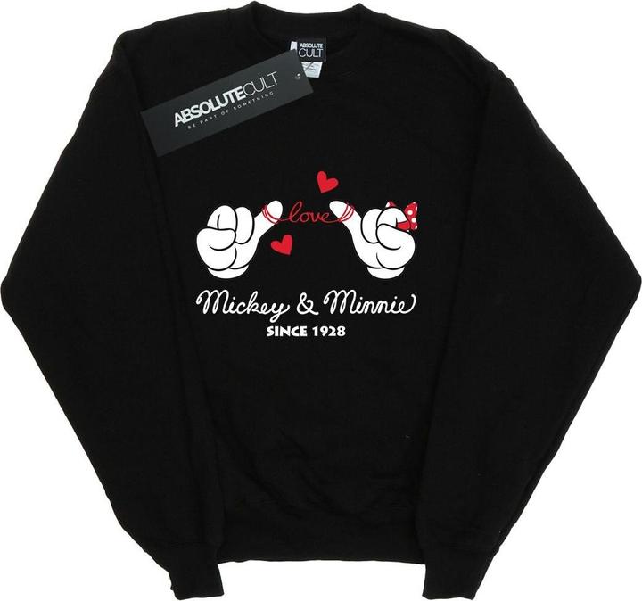 Disney Mickey Mouse Love Hands Sweatshirt Mädchen