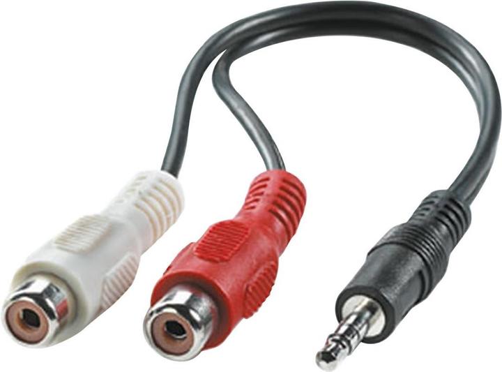 Produktbild Roline Stereo-Klinke - Stereo-Cinch Buchse (0.20 m, 3.5mm Klinke (AUX), Cinch)
