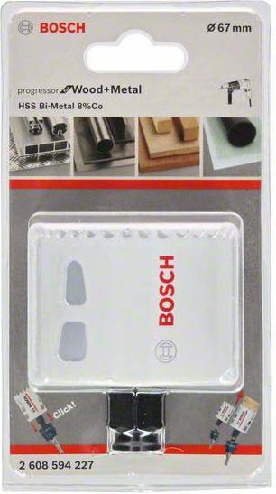 Produktbild Bosch Professional Zubehör Lochsäge Progressor for Wood and Metal, 67 mm (67 Millimeter)