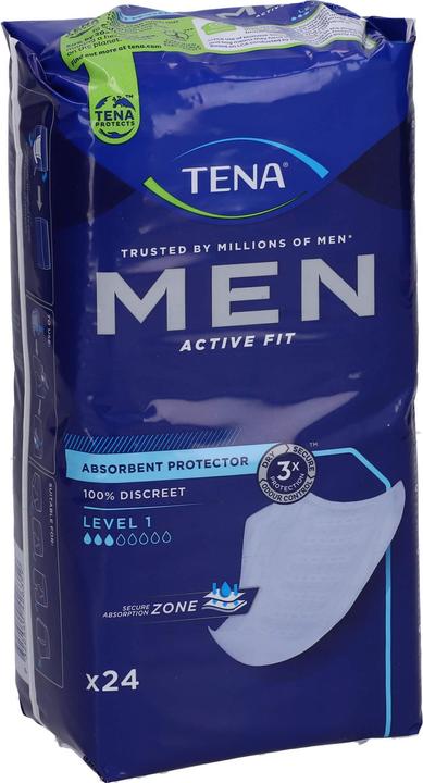 Actual product image Tena MEN pads for bladder incontinence level 1 (24 x, Regular)