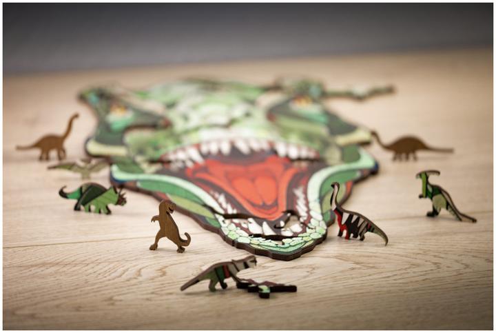 Actual product image Eco Wood Art T-Rex (129 pieces)