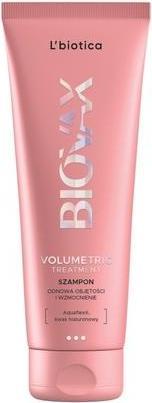 Actual product image L´Biotica BIOVAX Glamour Volumetry Treatment szampon do włosów 200ml (200 ml, Liquid shampoo)