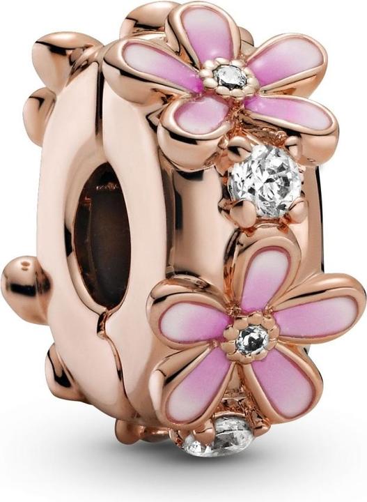 Pandora Daisy Flower (Roségold, Emaille)