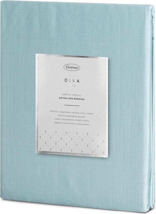 Actual product image Eurofirany DIVA LINE DINA High quality cotton satin single color bedding set, 220 X 200 cm, 2 pcs. 70 X 80 cm (Duvet cover, 220 x 200 cm)