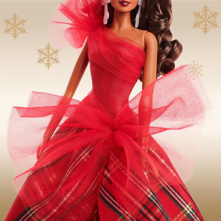 Image du produit Mattel Ppe Chatain Joyeux Noel Barbie