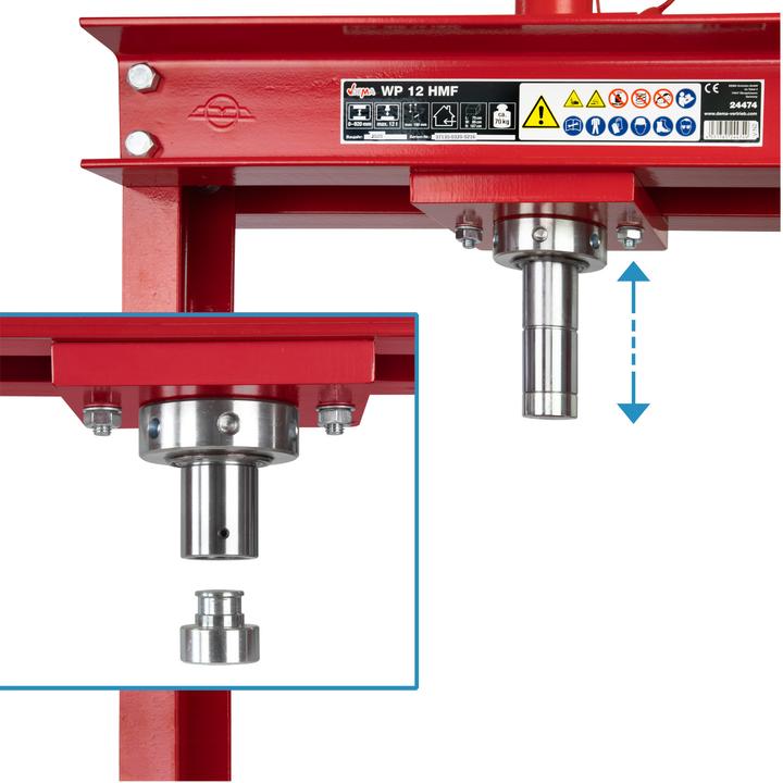 Actual product image Dema Workshop press 12t HMF