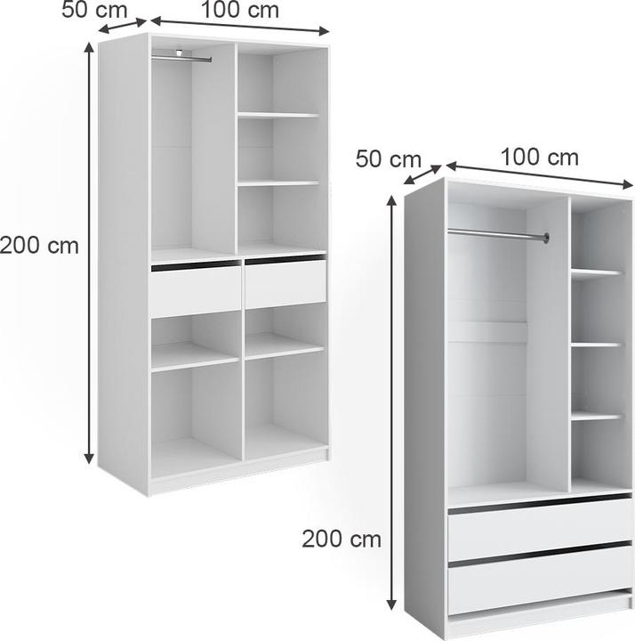 Actual product image Vicco Elmo (100 x 50 x 200 cm)