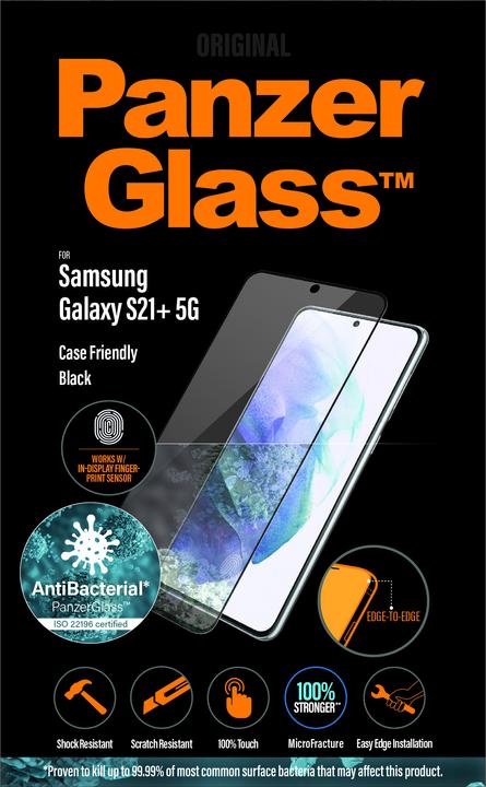 Actual product image PanzerGlass CaseFriendly Fingerprint (1 Piece, Samsung Galaxy S21+ 5G)