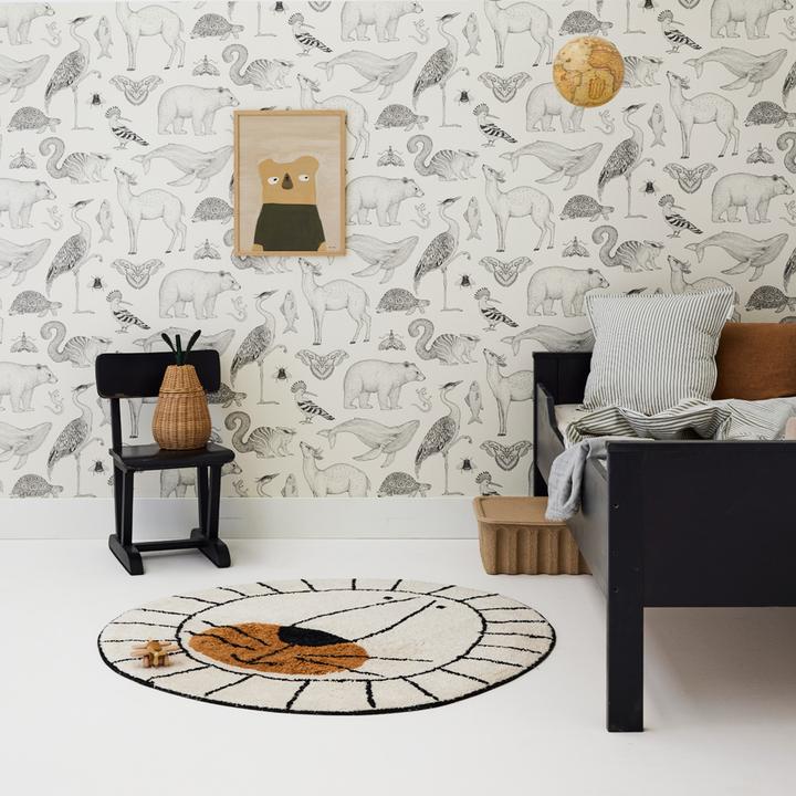 Image du produit Tapis Petit Tapis Lion Natural (100 x 100 cm)