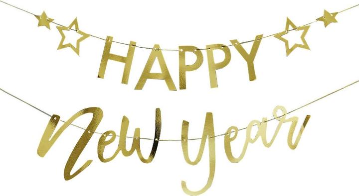 Actual product image Ginger Ray Garland - Happy New Year