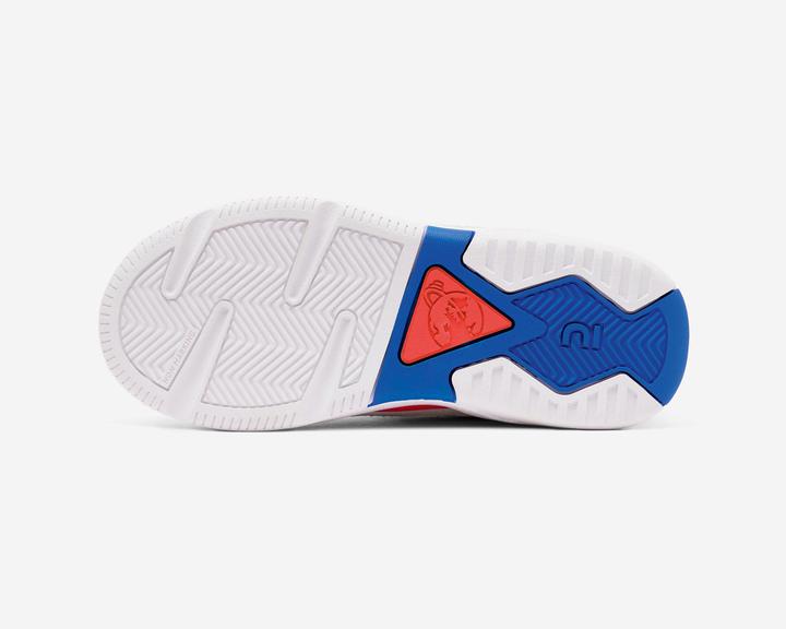 Immagine prodotto Decathlon Scarpe da ginnastica con velcro per bambini - Playventure City bianco/blu/rosso (30)