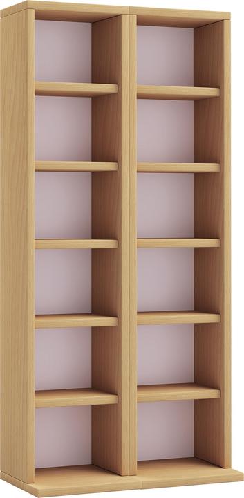 Immagine prodotto VCM Scaffale porta CD e DVD in legno Milano (42 x 20 x 92 cm)