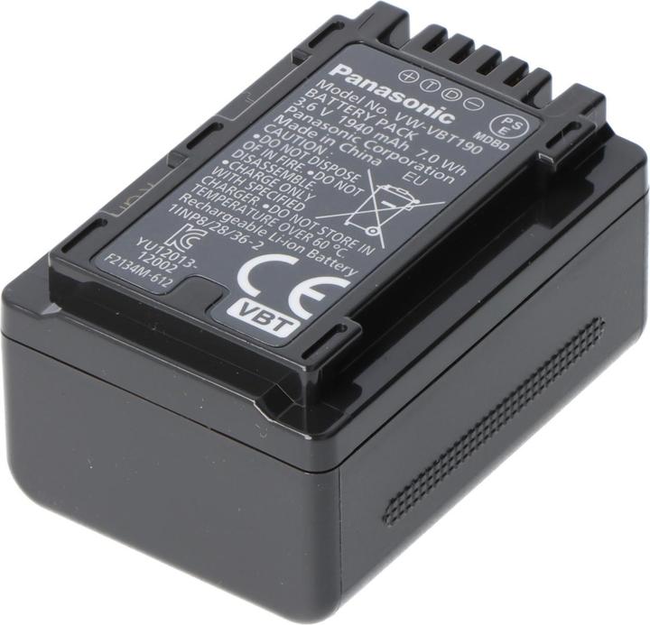 Panasonic Vw-Vbt190e-K (Batteria della fotocamera)