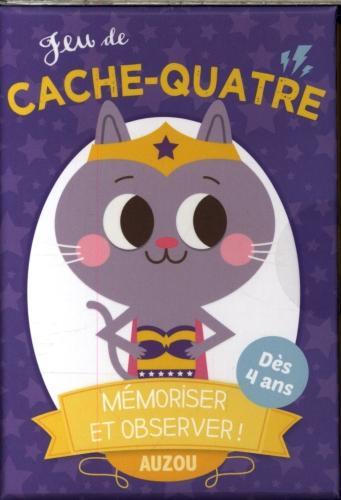 Actual product image Auzou France Jeu de cache-quatre : mémoriser et observer! dès 4 ans (French)