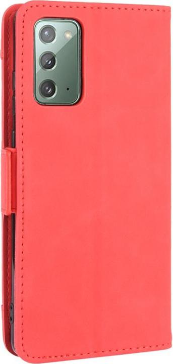 Produktbild Cover-Discount Galaxy S20 FE - Etui mit vielen Kartenfächer rot (Samsung Galaxy S20 FE)